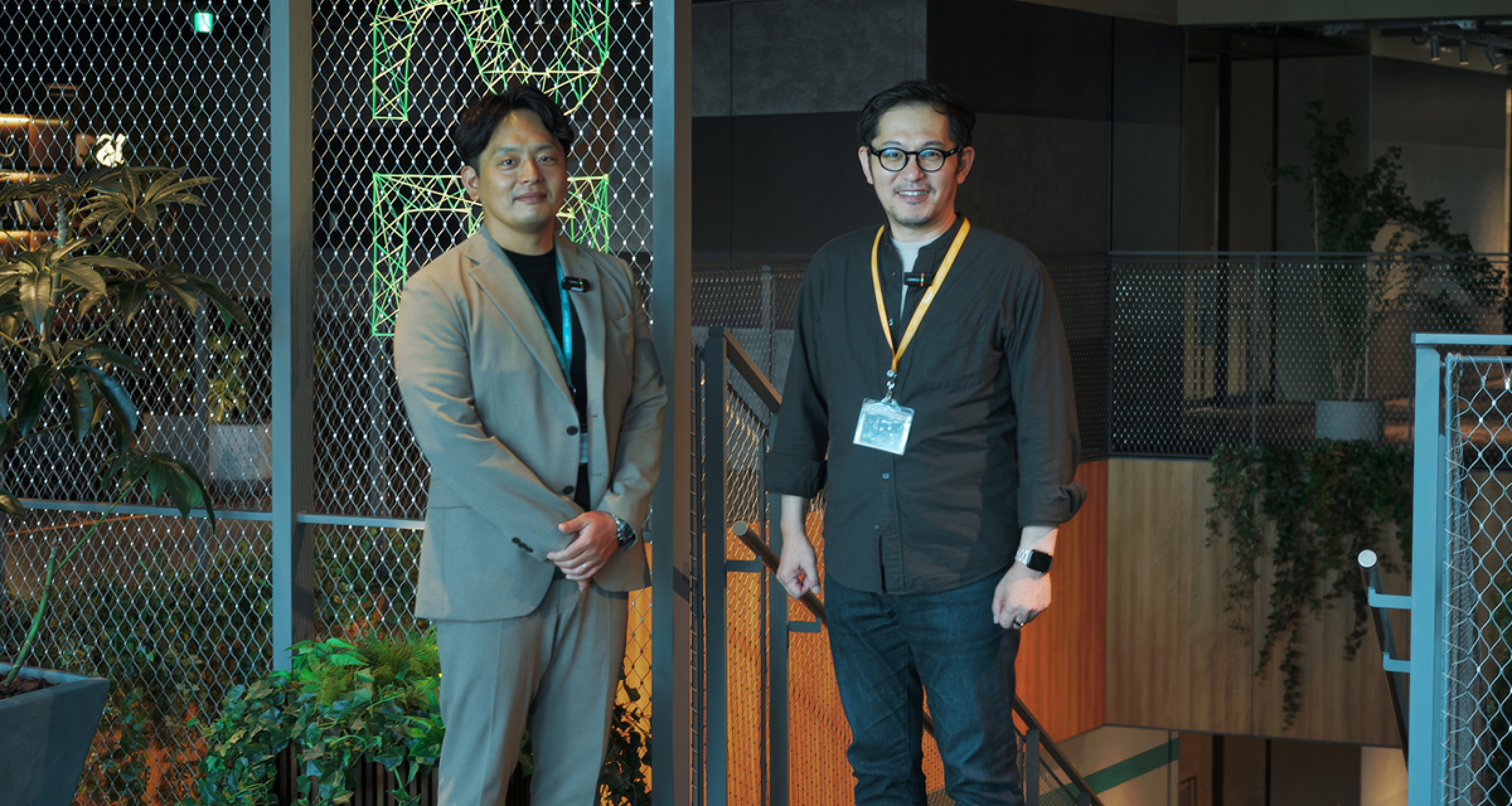 （左）永和信用金庫・西尾拓馬さん（右）株式会社AlternaLiv・大家宏之さん  